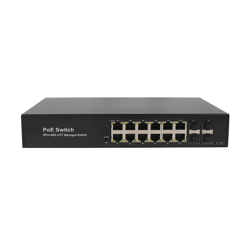 8*10/100/1000M PoE Portlu, 4*1 - Sfp+ 10G Managed Switch 8 Port incelemesi ve fiyatı
