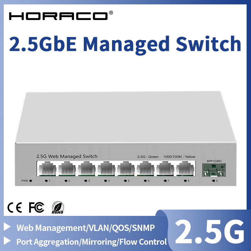 2.5GbE Yönetilebilir Switch 8  - Sfp+ 10G Managed Switch 8 Port incelemesi ve fiyatı