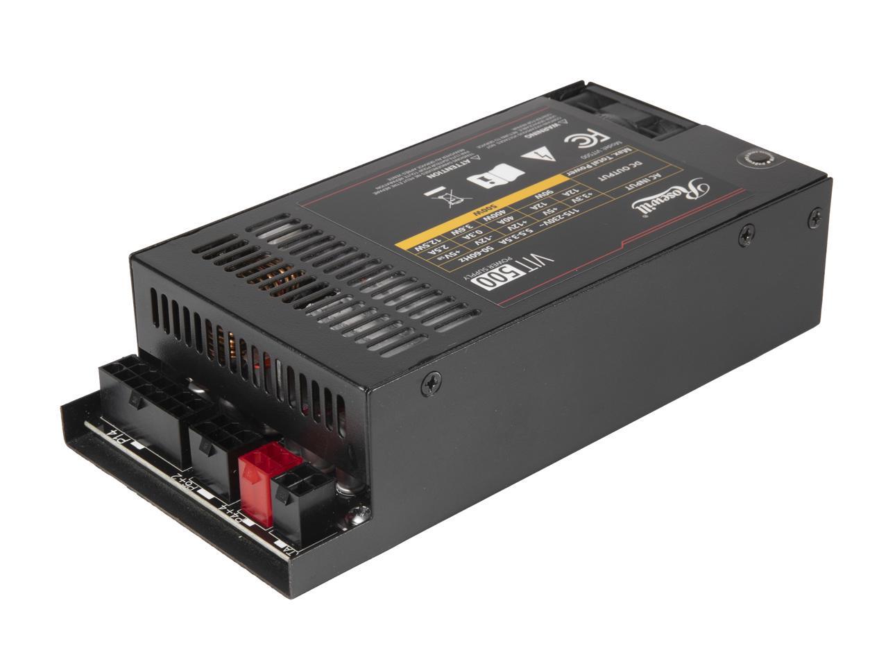 Rosewill VIT 500W, Mini ITX/Fl - Atx Power Supply 1U Flex 500W incelemesi ve fiyatı